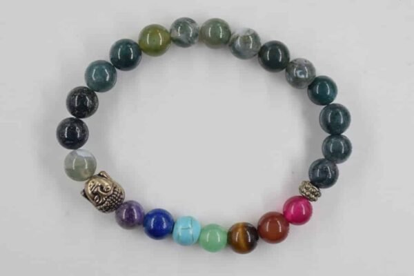Moss agate bracelet