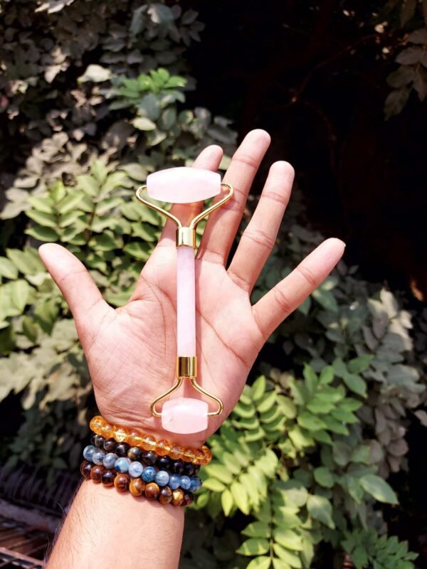 rose quartz roller