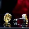Citrine Earrings in sterling silver 92.5 - Image 2