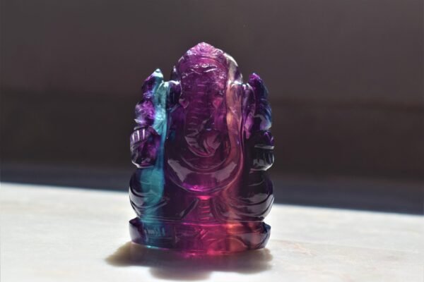 Rainbow Fluorite Ganesha - Image 5