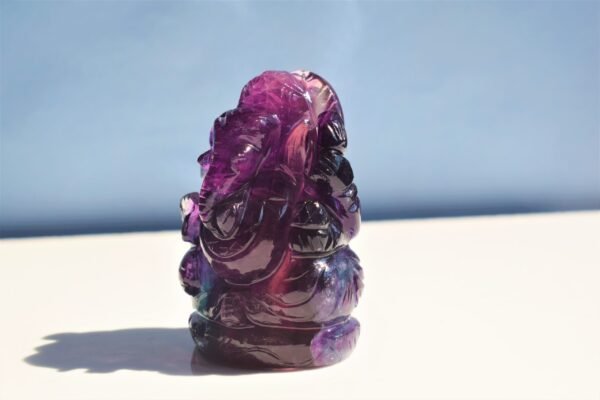 Rainbow Fluorite Ganesha - Image 2