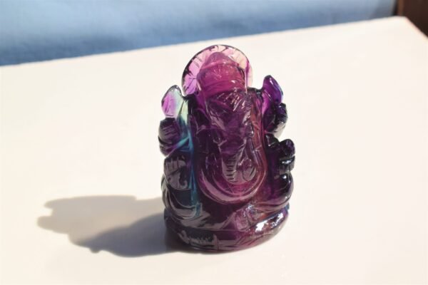 Rainbow Fluorite Ganesha - Image 4