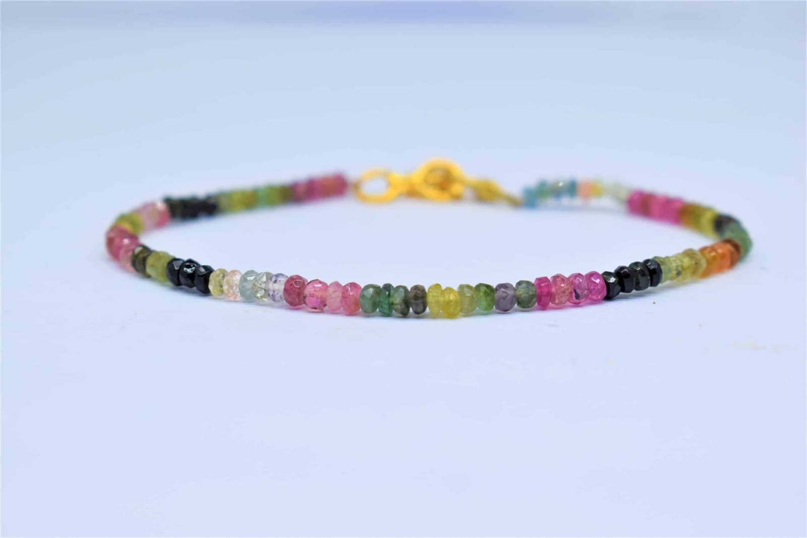 Multi tourmaline Gemstone bracelet
