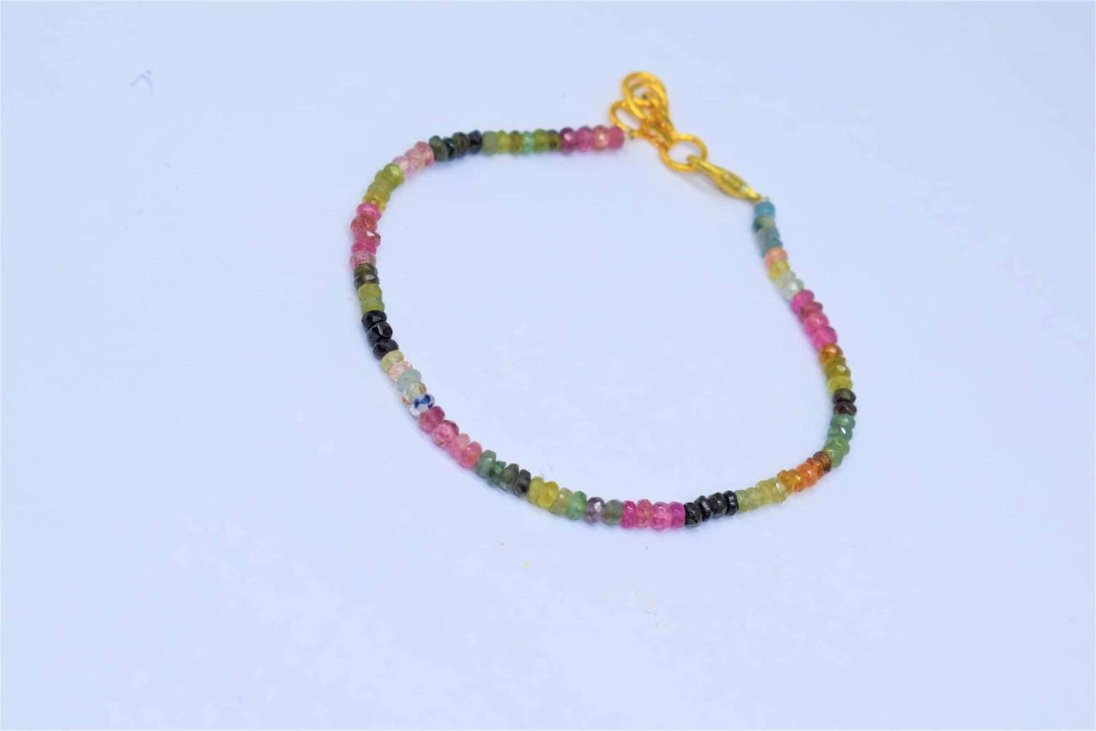 Multi tourmaline Gemstone bracelet - Image 3