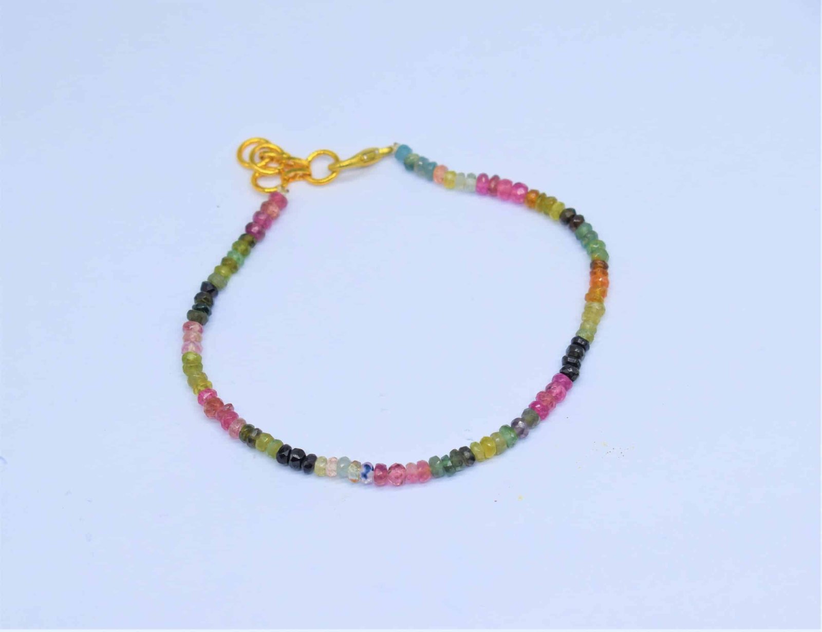 Multi tourmaline Gemstone bracelet - Image 4