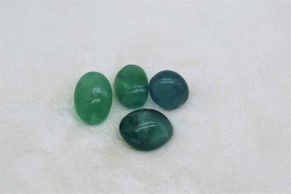 Green fluorite tumble