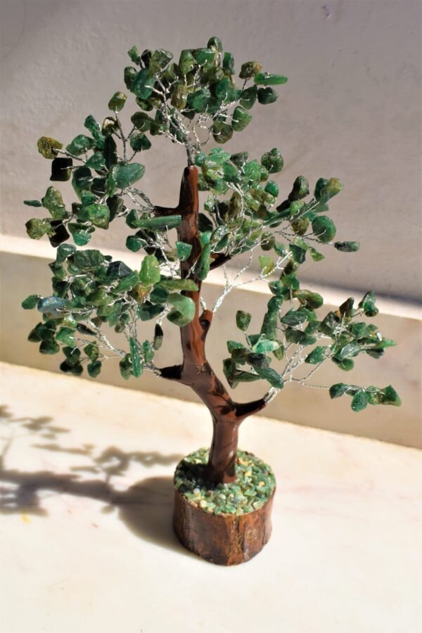 The Manifester Feng Shui Green Aventurine Crystal Tree