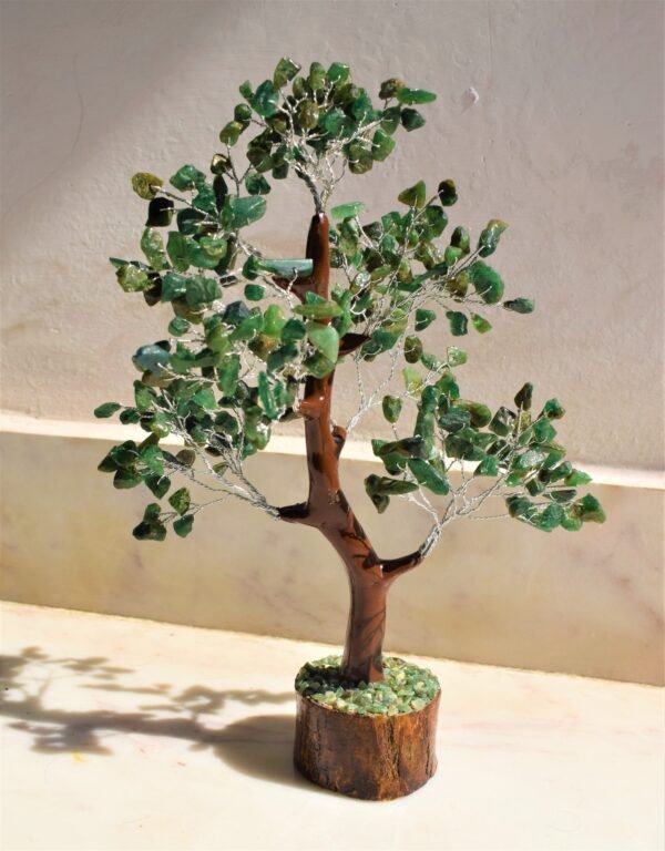 The Manifester Feng Shui Green Aventurine Crystal Tree - Image 3