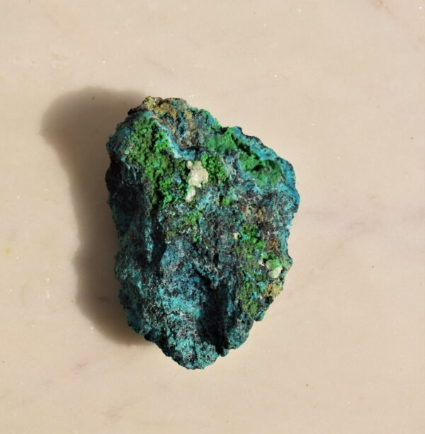 Rare Chrysocolla malachite clear quartz raw Cluster