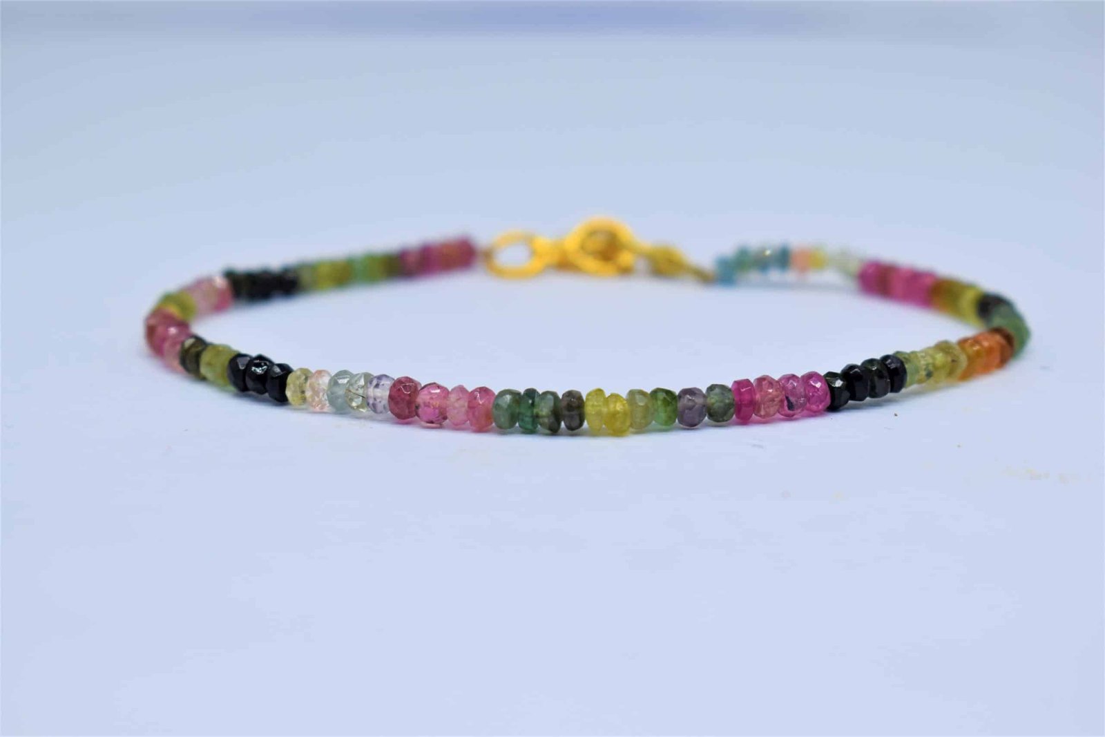 Multi tourmaline Gemstone bracelet - Image 5