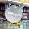 Clear Quartz Sphere with Rainbows 381 grams