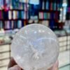 Clear Quartz Sphere with Rainbows 381 grams - Image 2