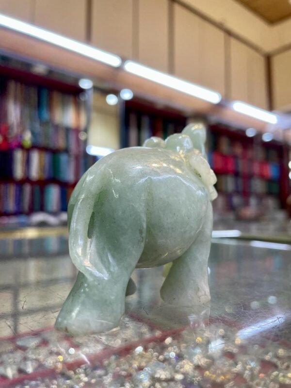 Green Aventurine Elephant - Image 4