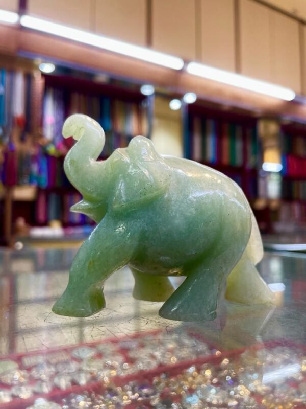 Green Aventurine Elephant