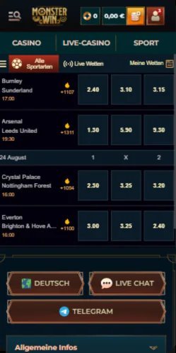 Monsterwin online casino in Germany Monsterwin online casino in Germany