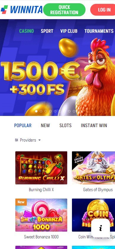 Scopri come funziona il casinò online Winnita in Italia e il suo accedi - panoramica